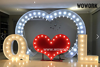 wedding arch-turbo bulb-2.4m*3.7m